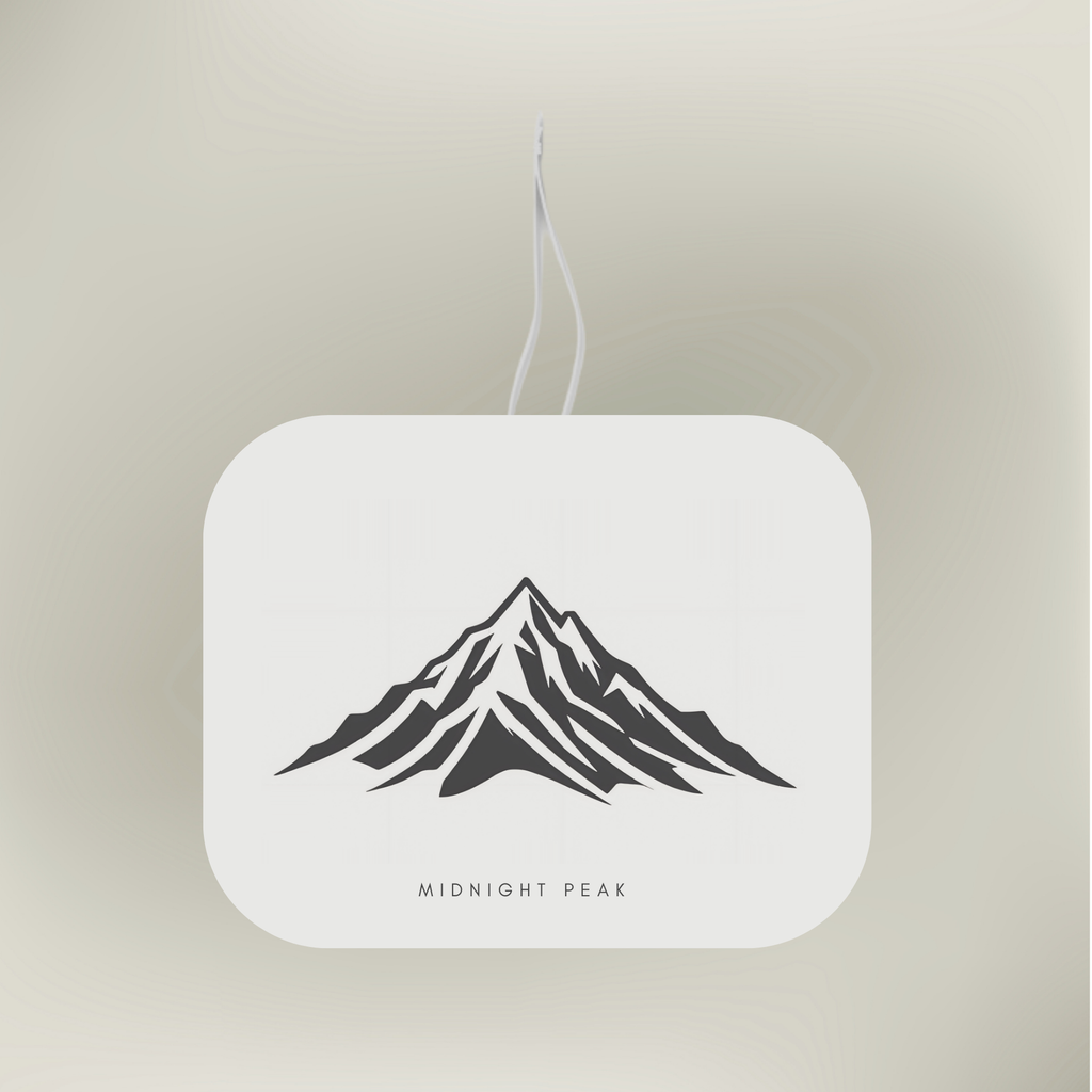 HALOFRESH Midnight Peak luxury car air freshener with black ice scent