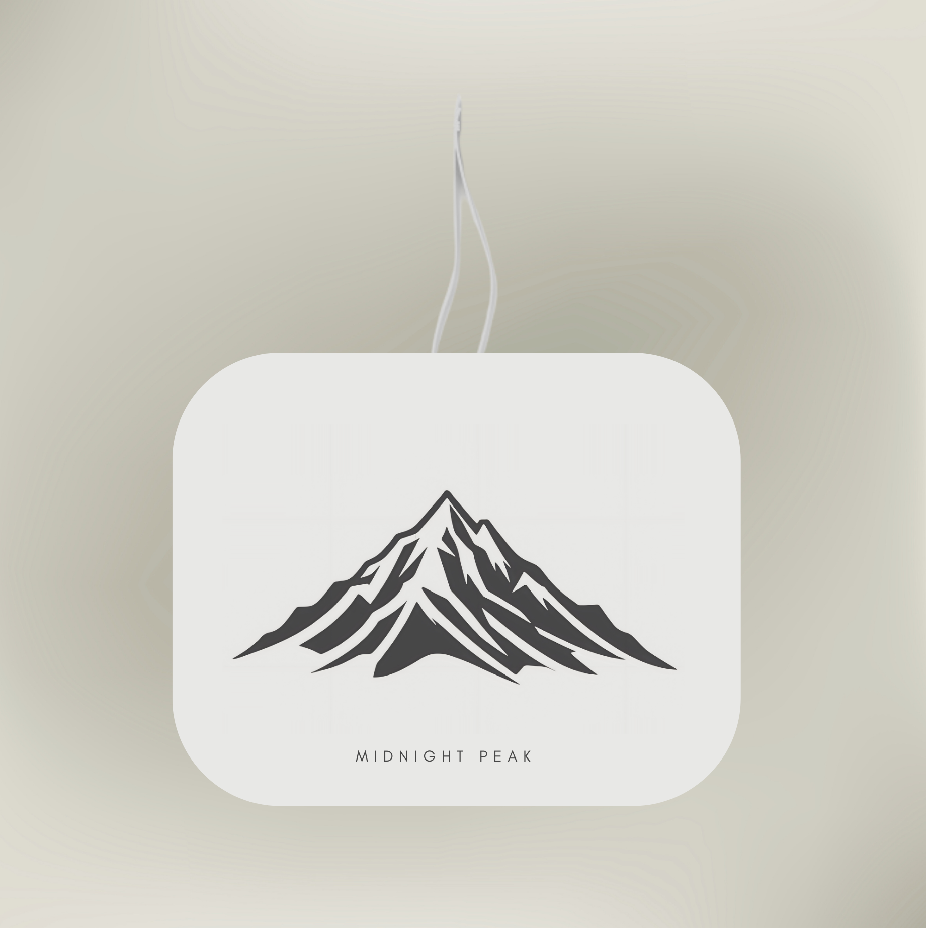 HALOFRESH Midnight Peak luxury car air freshener with black ice scent